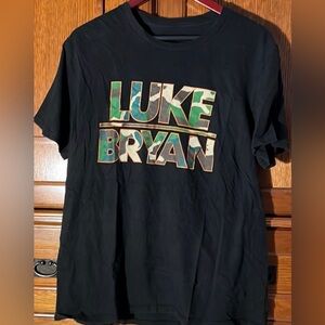 Luke Bryan What Makes You Country 2018 Concert Tour Camo Short Sleeve Tee